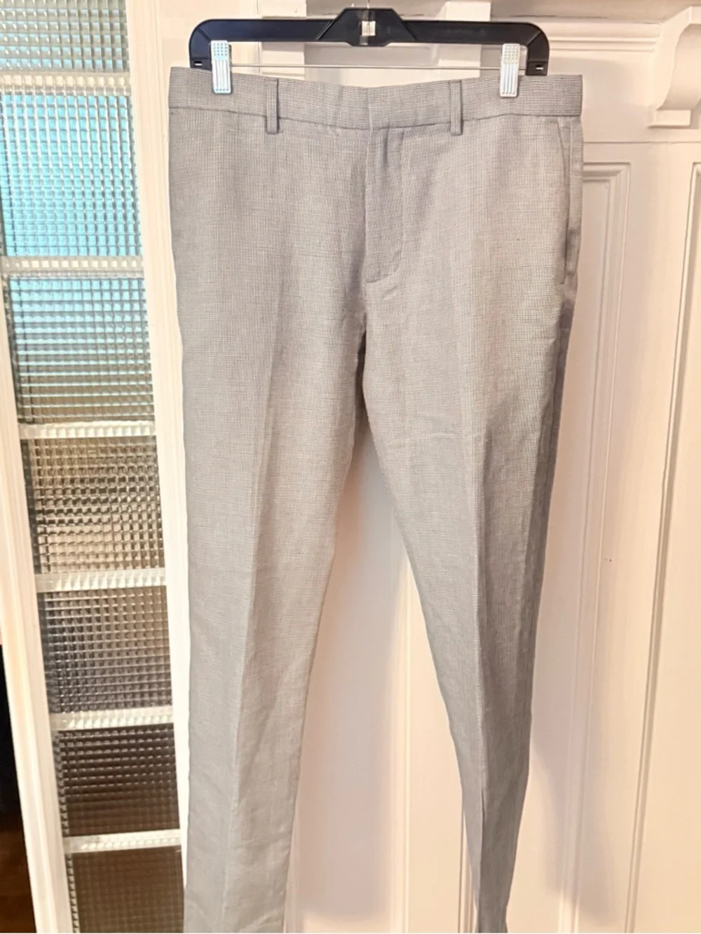 Club Monaco Men’s Sutton Slim Fit Navy Houndstooth Pants Sz 32x32 NWT